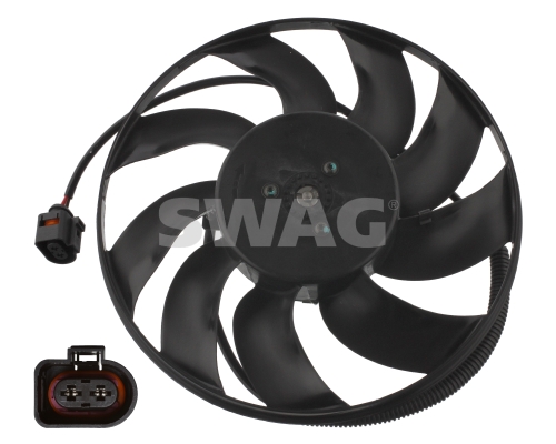 Ventilator, radiator 30 94 0637 SWAG